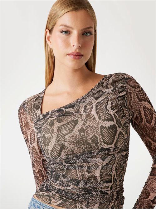 Top mesh stampa all over GUESS | W5BP32KCZC2/P1UG